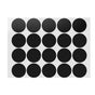 Black Assorted Sizes Colour Sticker Dots Adhesive Round Labels Circular Spot Scrapbook - 25mm*40 Dots