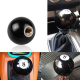 Black 8 Billiard Car Shift Knob Universal - Side View