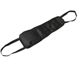 Black Vehicle Backrest Side Pocket Mesh Hanging Bag Organizer with Phone Holder