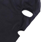 Black Face Mask Blindfold Head Mask Open Eye Mouth Adult Cosplay Gimp Mask