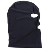Black Face Mask Blindfold Head Mask Open Eye Mouth Adult Cosplay Gimp Mask - Extra Image
