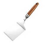 Stainless Steel Cooking Shovel Teppanyaki Spatula Pancake Steak Flipper Tool - Front View