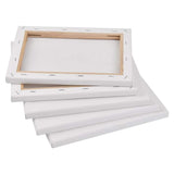 5x Artist Blank Stretched Canvas Canvases Art Large White Range Oil Acrylic Wood - 40*50CM - Front View