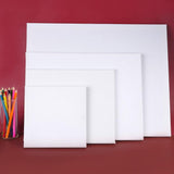 5x Artist Blank Stretched Canvas Canvases Art Large White Range Oil Acrylic Wood - 50*60CM - Side View