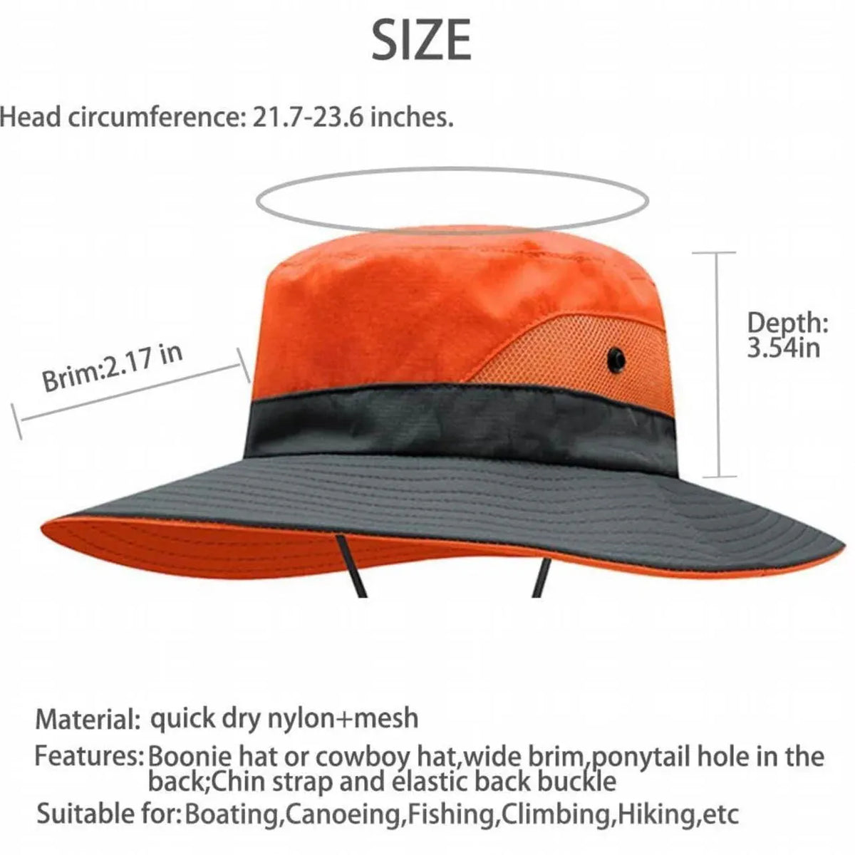 Women Wide Brim Ponytail Hat Sun Protect Visor Summer Beach Cap Anti Uv Floppy - Blue