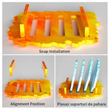 2pc Coaster Epoxy Resin Mould Silicone Cup Mat Holder DIY Craft Tool