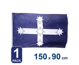 Eureka Stockade Flag 90x150cm Southern Cross Australian Polyester Banner - 45-Degree Angle