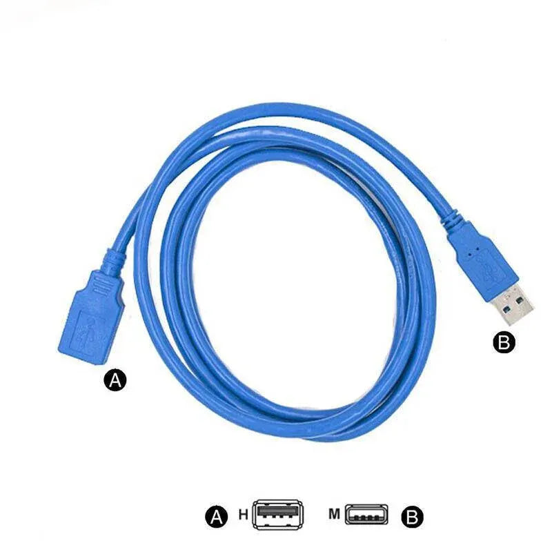 Super speed Usb 3.0 Male To Female Data Cable Extension Cord For Laptop Pc Camera - 5M