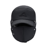 Winter 3 In 1 Thermal Fur Lined Trapper Bomber Hat With Ear Flap Face Mask Cap