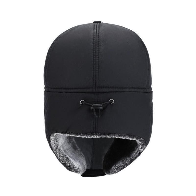 Winter 3 In 1 Thermal Fur Lined Trapper Bomber Hat With Ear Flap Face Mask Cap