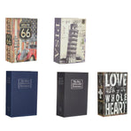 Hidden Book Safe Lock Box for Home and Office Cash Watch Document Storage - 1