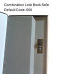 Hidden Book Safe Lock Box for Home and Office Cash Watch Document Storage - 1