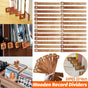Wood Alphabet Bookmark A-Z Divider Home Vinyl Record Organizer Decorative Tool