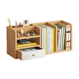 Office Desktop Rack for Documents Books Stationery Space Saving - Front View