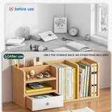 Office Desktop Rack for Documents Books Stationery Space Saving - 45-Degree Angle