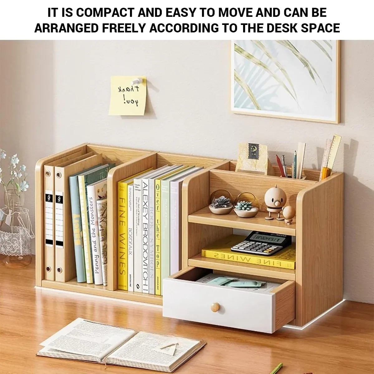 Office Desktop Rack for Documents Books Stationery Space Saving