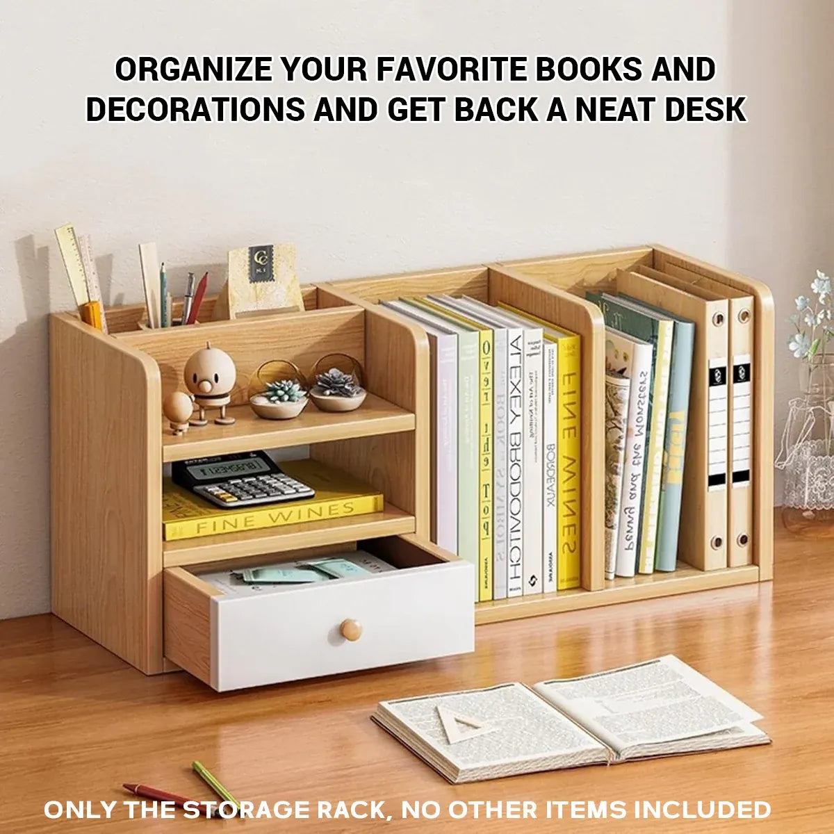 Office Desktop Rack for Documents Books Stationery Space Saving