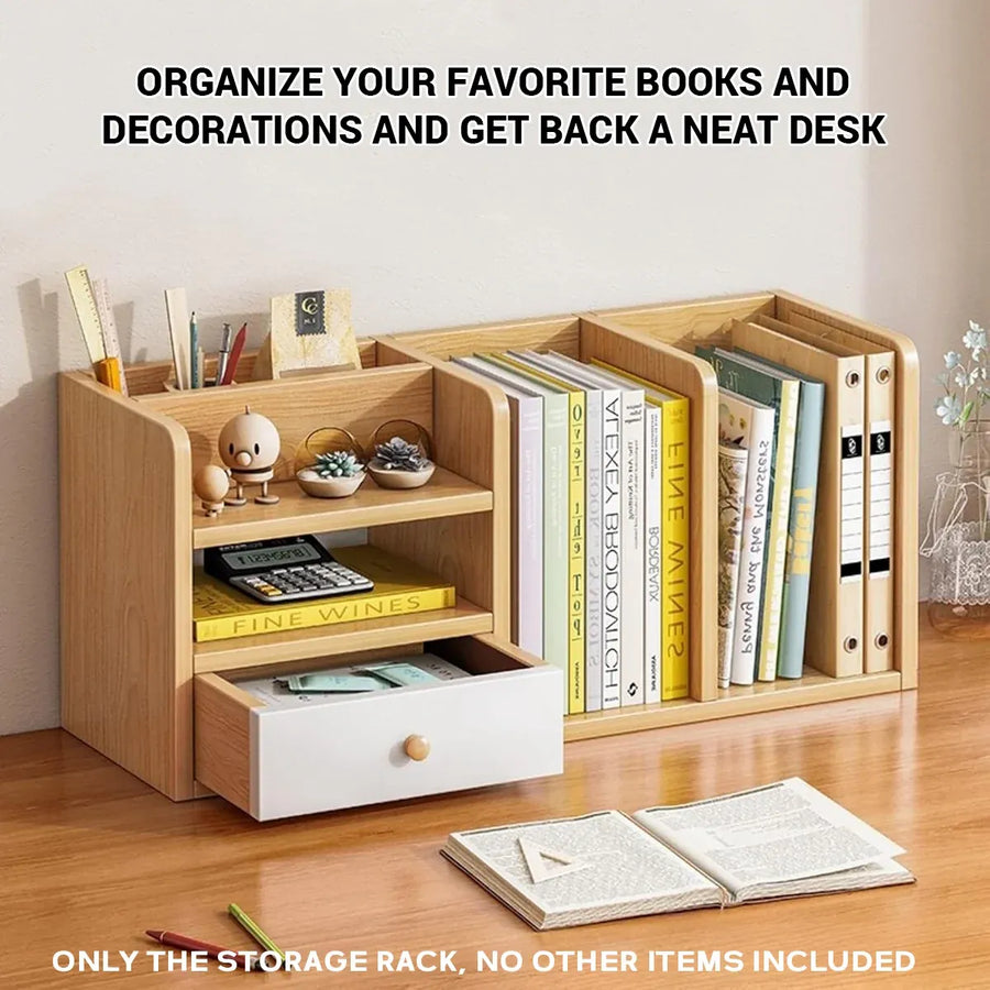 Office Desktop Rack for Documents Books Stationery Space Saving