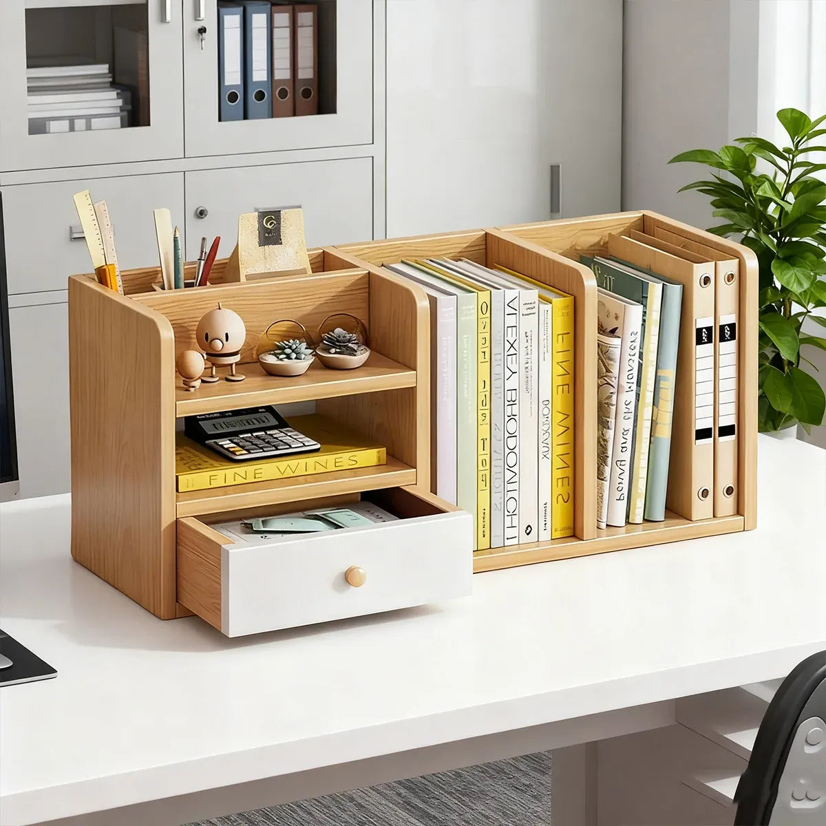 Office Desktop Rack for Documents Books Stationery Space Saving