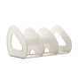 Desk Standing Divider Shelf Organizer Space Saving Office Study Storage Rack - White