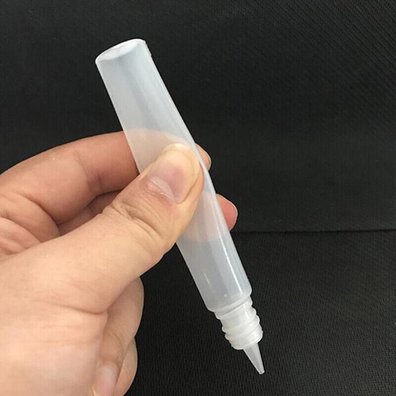 10X Squeezable Empty Plastic Needle Tip Oil Liquid Dropper Bottle Eye Drop 15Ml