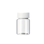 100Pcs Wide Mouth Clear Plastic Bottle with Lid 50/100ml Leakproof Storage Jars - 50ML