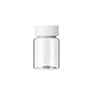 100Pcs Wide Mouth Clear Plastic Bottle with Lid 50/100ml Leakproof Storage Jars - 50ML