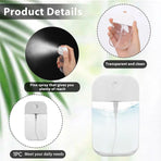 1pc Portable Card Spray Bottle Refillable Travel Watering Can for Skincare