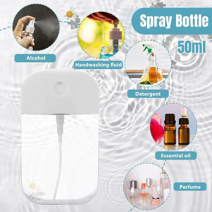 1pc Portable Card Spray Bottle Refillable Travel Watering Can for Skincare