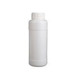 50pcs Chemical Bottle White Plastic Sample Reagent Bottles for Lab Storage - 200ml - Low Angle
