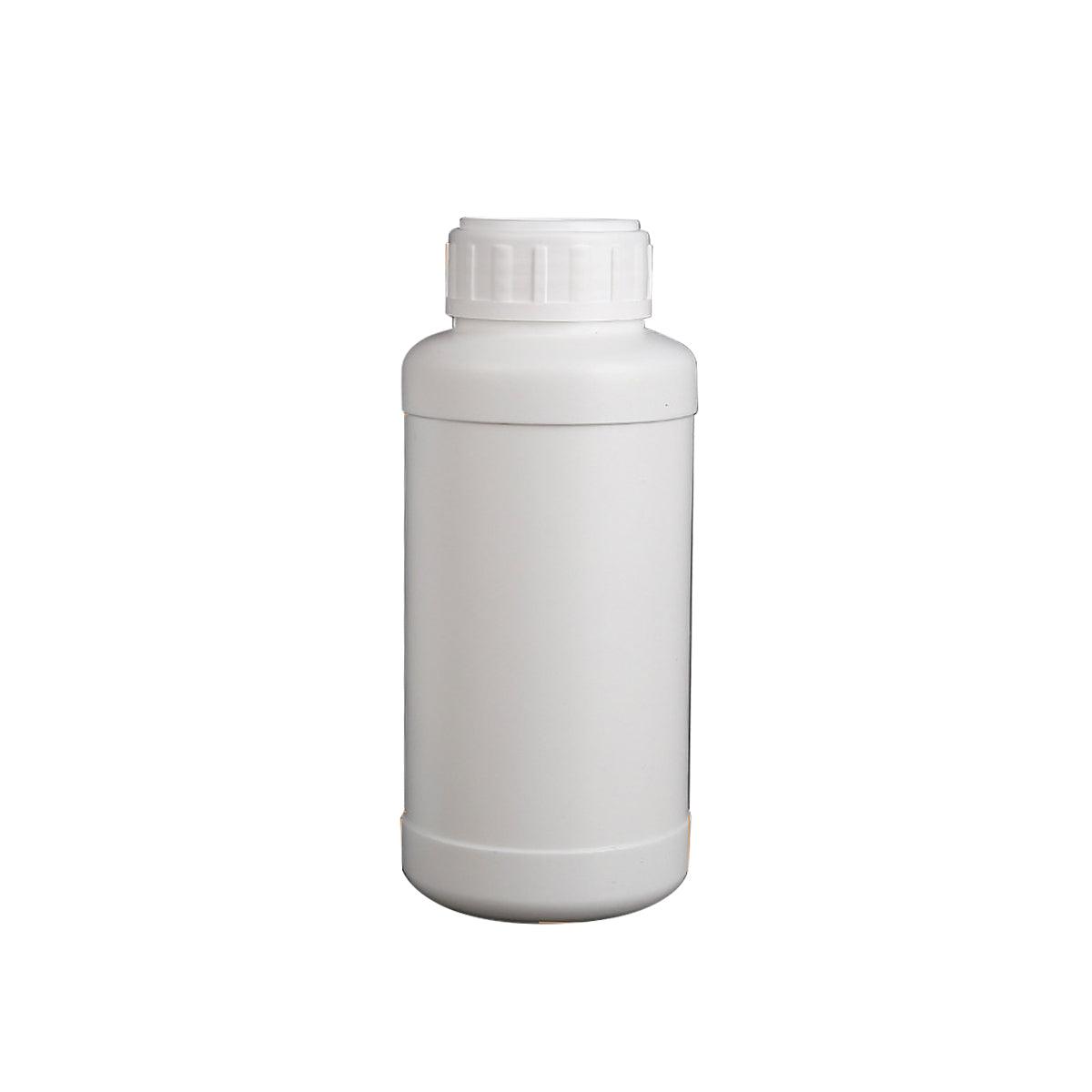 50pcs Chemical Bottle White Plastic Sample Reagent Bottles for Lab Storage - 200ml