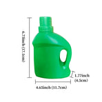 50pcs 500ml Plastic Green Fertilizer Bottle Nutrient Solution Container Plants