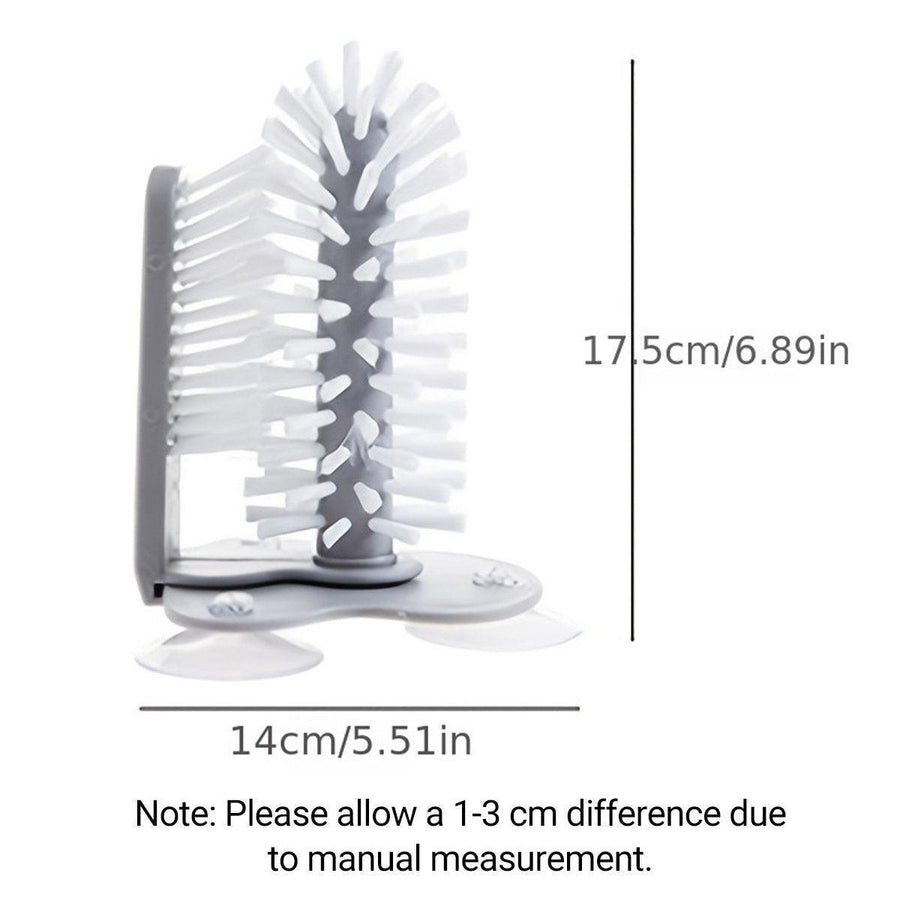 Sink Water Bottle Cleaning Brush Glass Cup Brush Suction Cup Brush Kitchen Tool