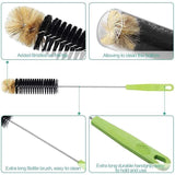 Long Bottle Cleaning Brush 40cm Nylon Wine Water Thermos Jar Scrubber