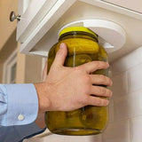 Under Cabinet Jar Opener Undermount Multipurpose Lid Gripper Bottle Opener Tools - Rear View