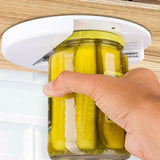 Under Cabinet Jar Opener Undermount Multipurpose Lid Gripper Bottle Opener Tools - Low Angle