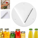 Under Cabinet Jar Opener Undermount Multipurpose Lid Gripper Bottle Opener Tools - 45-Degree Angle