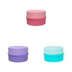 Silicone Jewelry Storage Box Portable Travel Packaging Outdoor Organizer - Pink