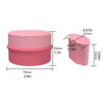 Silicone Jewelry Storage Box Portable Travel Packaging Outdoor Organizer - Pink