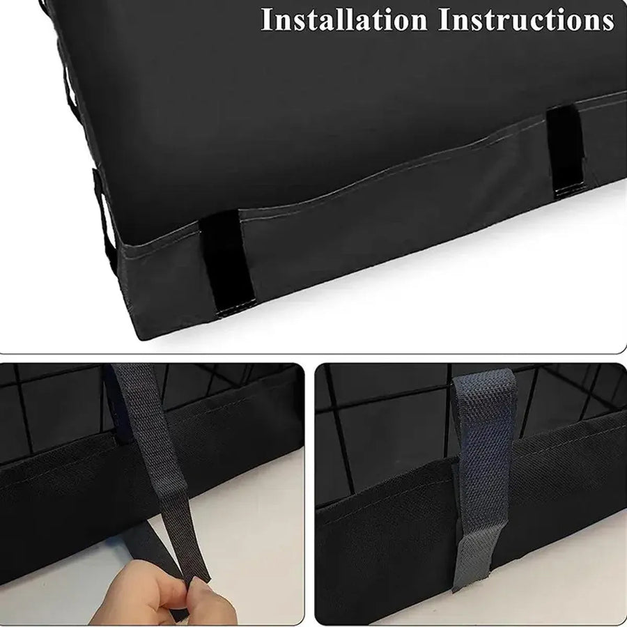 Waterproof Small Pet Crate Sump Cover Dirt Resistant Mat Easy to Clean Protector - Blue