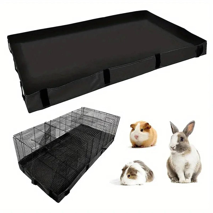 Waterproof Small Pet Crate Sump Cover Dirt Resistant Mat Easy to Clean Protector - Blue