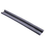 Door Bottom Seal Draft Stopper Guard Threshold Sealing Strip Wind Dust Protector - Brown - Top-Down View
