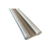 Door Bottom Seal Draft Stopper Guard Threshold Sealing Strip Wind Dust Protector - Brown - Front View
