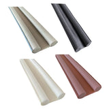 Door Bottom Seal Draft Stopper Guard Threshold Sealing Strip Wind Dust Protector - Grey - Side View