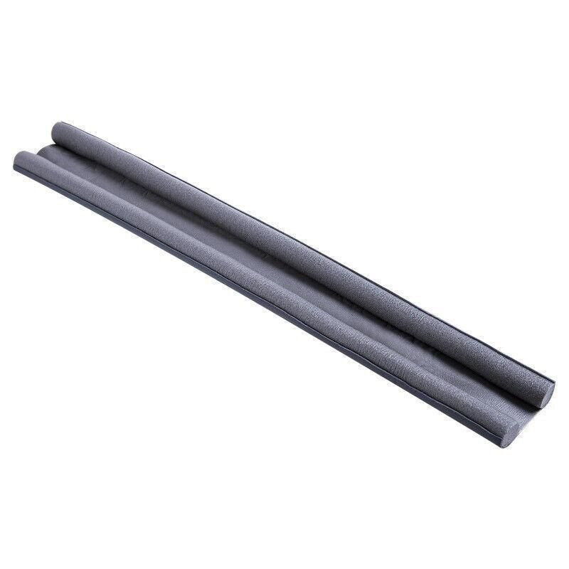 Door Bottom Seal Draft Stopper Guard Threshold Sealing Strip Wind Dust Protector - Grey