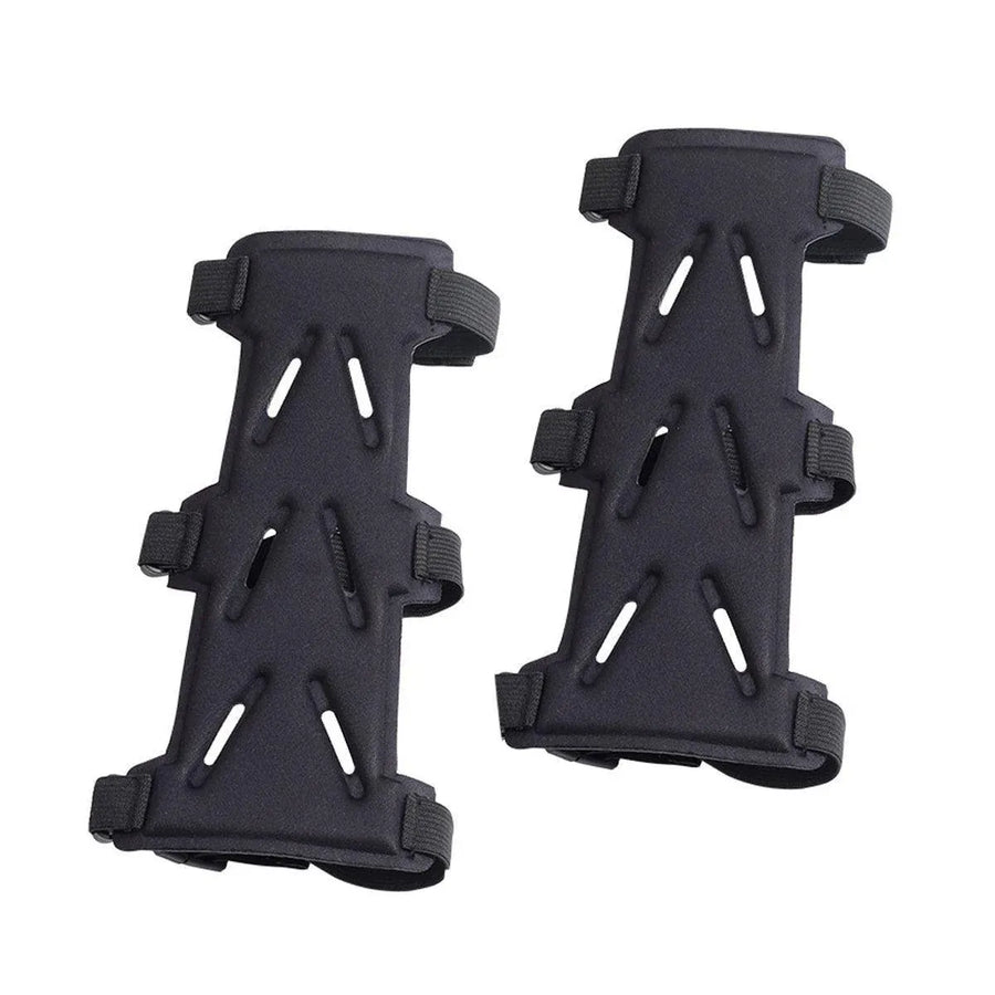 2X Archery Arm Guard Finger Guard Protective Gear For Practice Openwork