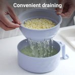 Ramen Bowl Set Microwave Ramen Cooker Instant Noodles Bowl With Chopsticks - Beige