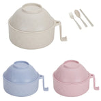 Ramen Bowl Set Microwave Ramen Cooker Instant Noodles Bowl With Chopsticks - Pink