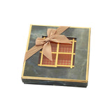 25X Valentines Day 9/12Grids Chocolate Box Gourmet Desserts Gift Display Window - Gray 9Grids-12-12-4-25pcs - Low Angle