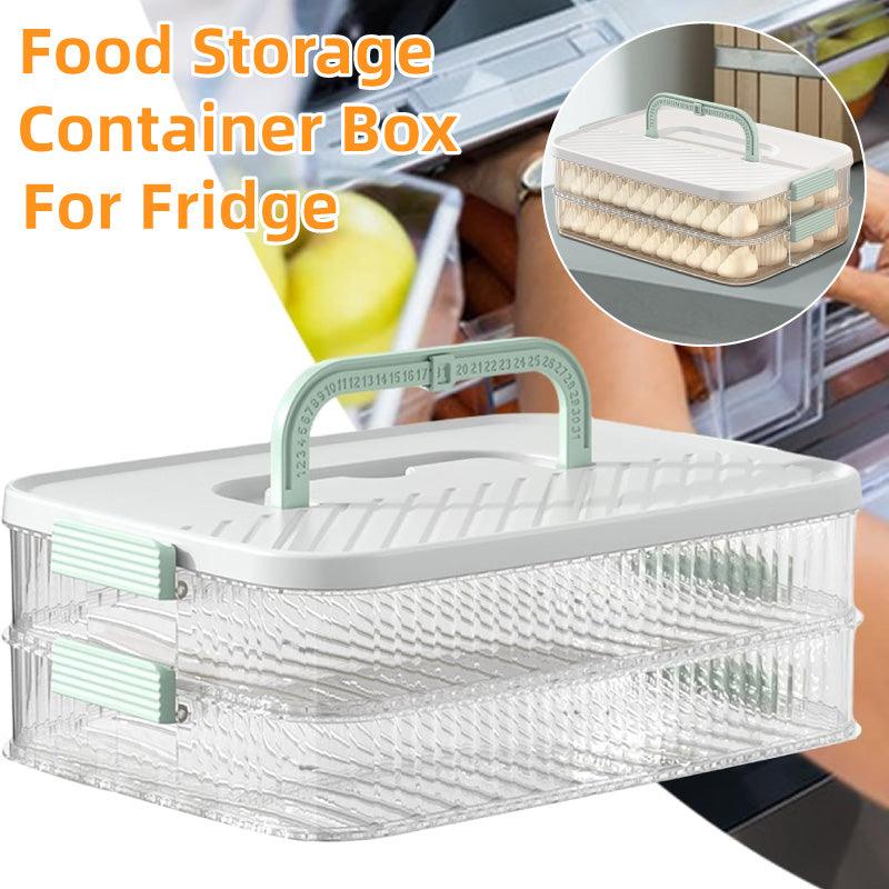 Multi Layer Dumpling Storage Box Refrigerator Freezer Organizer for Wonton